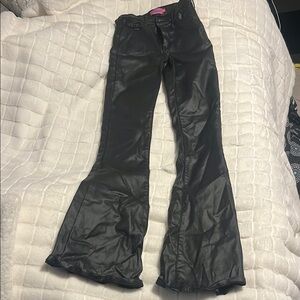 Edikted Black Women's Leather Pants